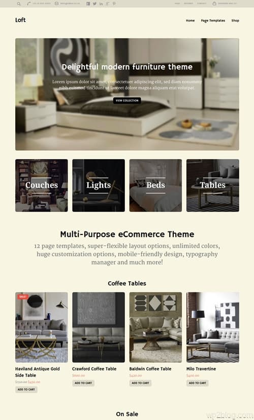 Loft WordPress Theme