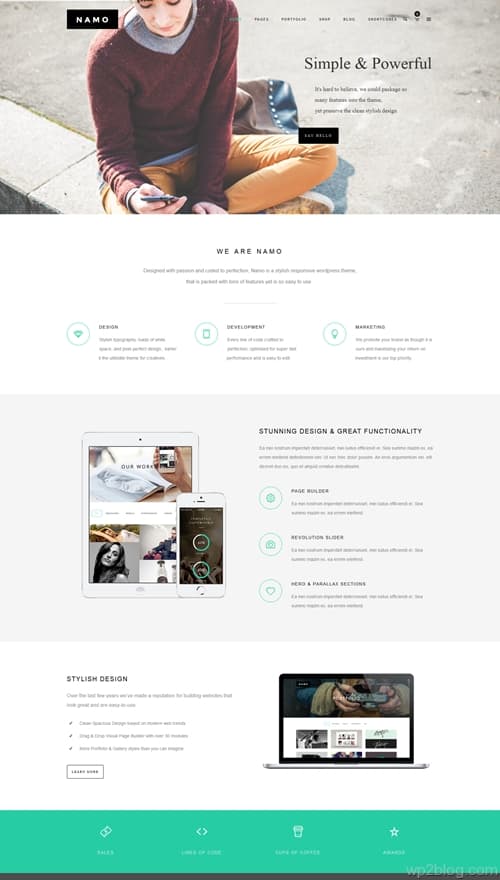 NAMO WordPress Theme