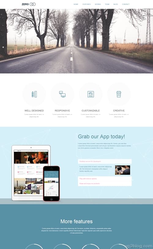 Zero WordPress Theme