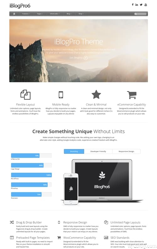 iBlogPro WordPress Theme