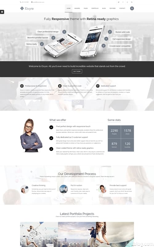 Elvyre WordPress Theme