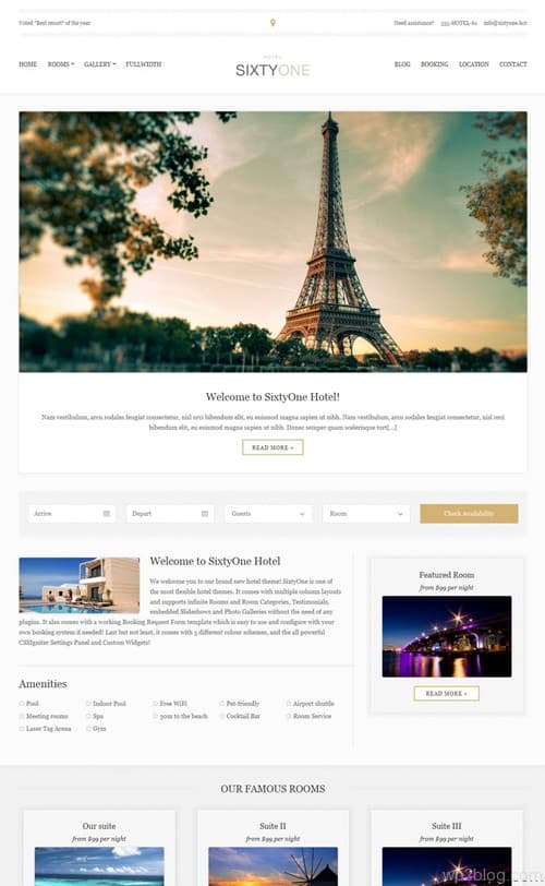 SixtyOne WordPress Theme