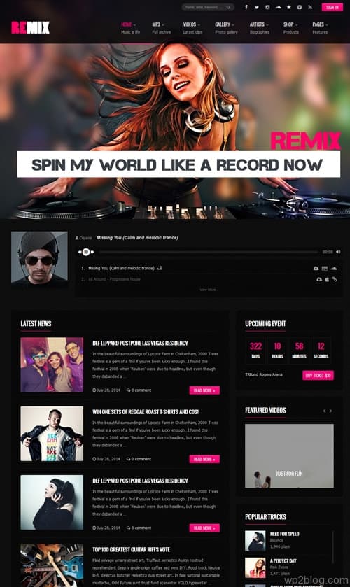 Remix WordPress Theme