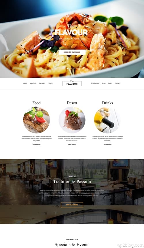 The Flavour WordPress Theme