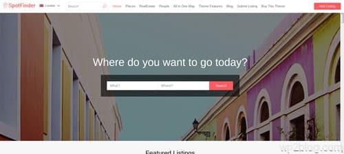 SpotFinder WordPress Theme