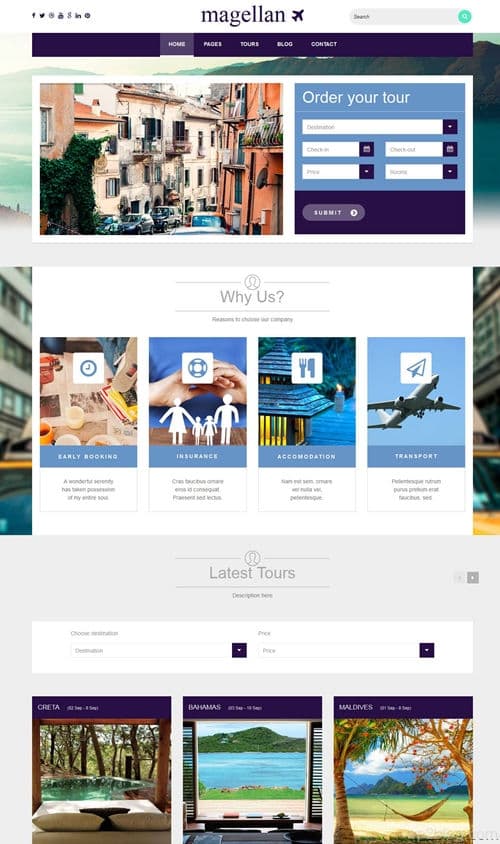 Magellan WordPress Theme