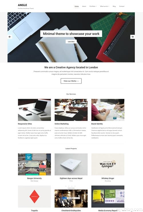 Angle WordPress Theme