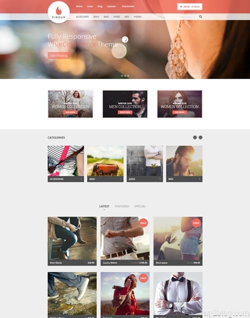 Fireup WordPress Theme