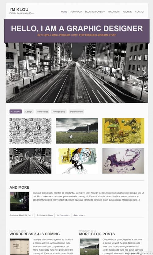 Klou WordPress Theme