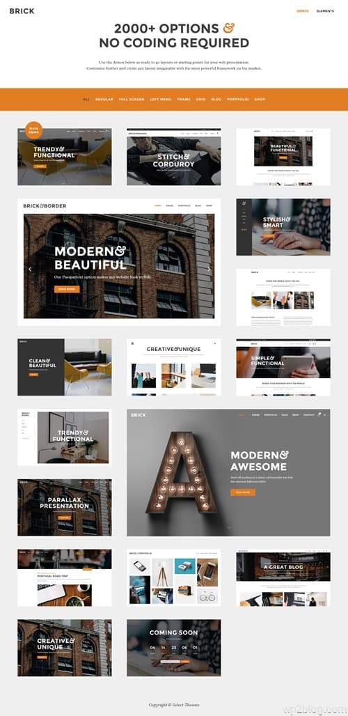 Brick WordPress Theme