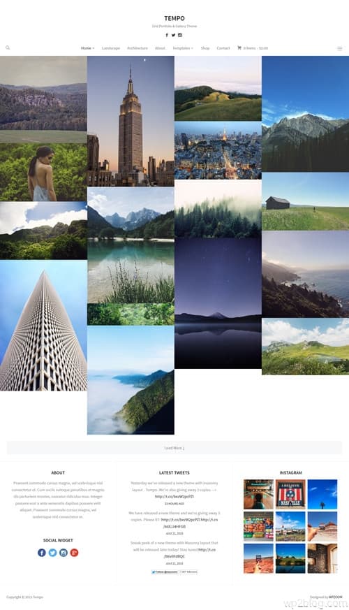 Tempo WordPress Theme