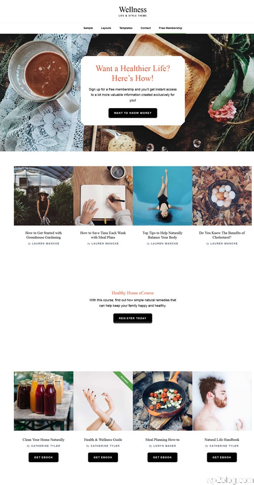 Wellness WordPress Theme