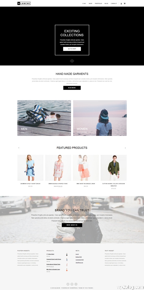 Blanche WordPress Theme