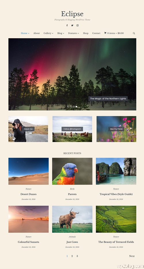 Eclipse WordPress Theme