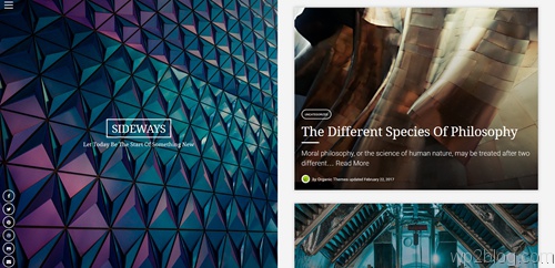 Sideways WordPress Theme